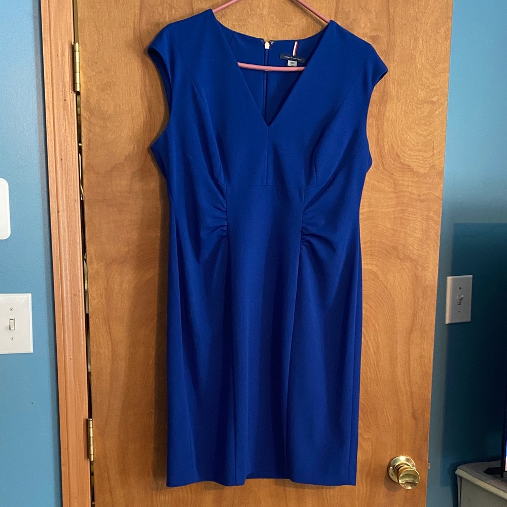 Tommy Hilfiger Royal Blue Midi Dress